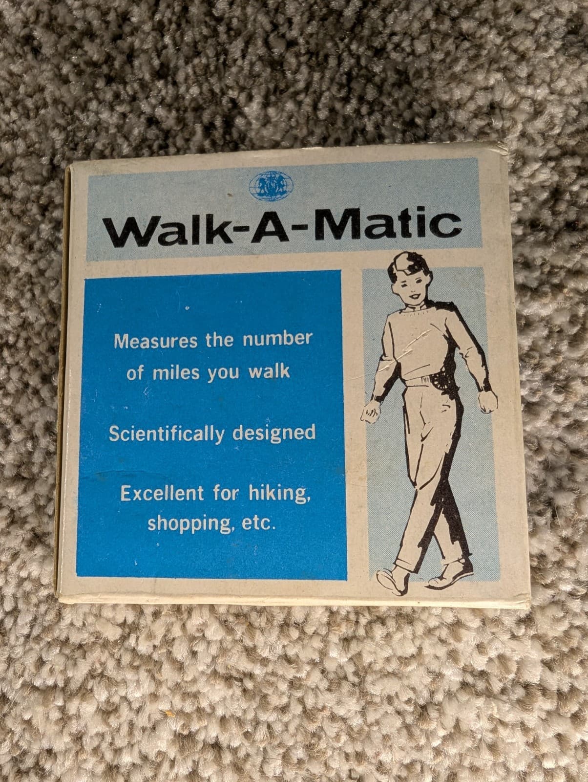 Vintage Pedometer Walk A Matic Mechanical Pedometer  4