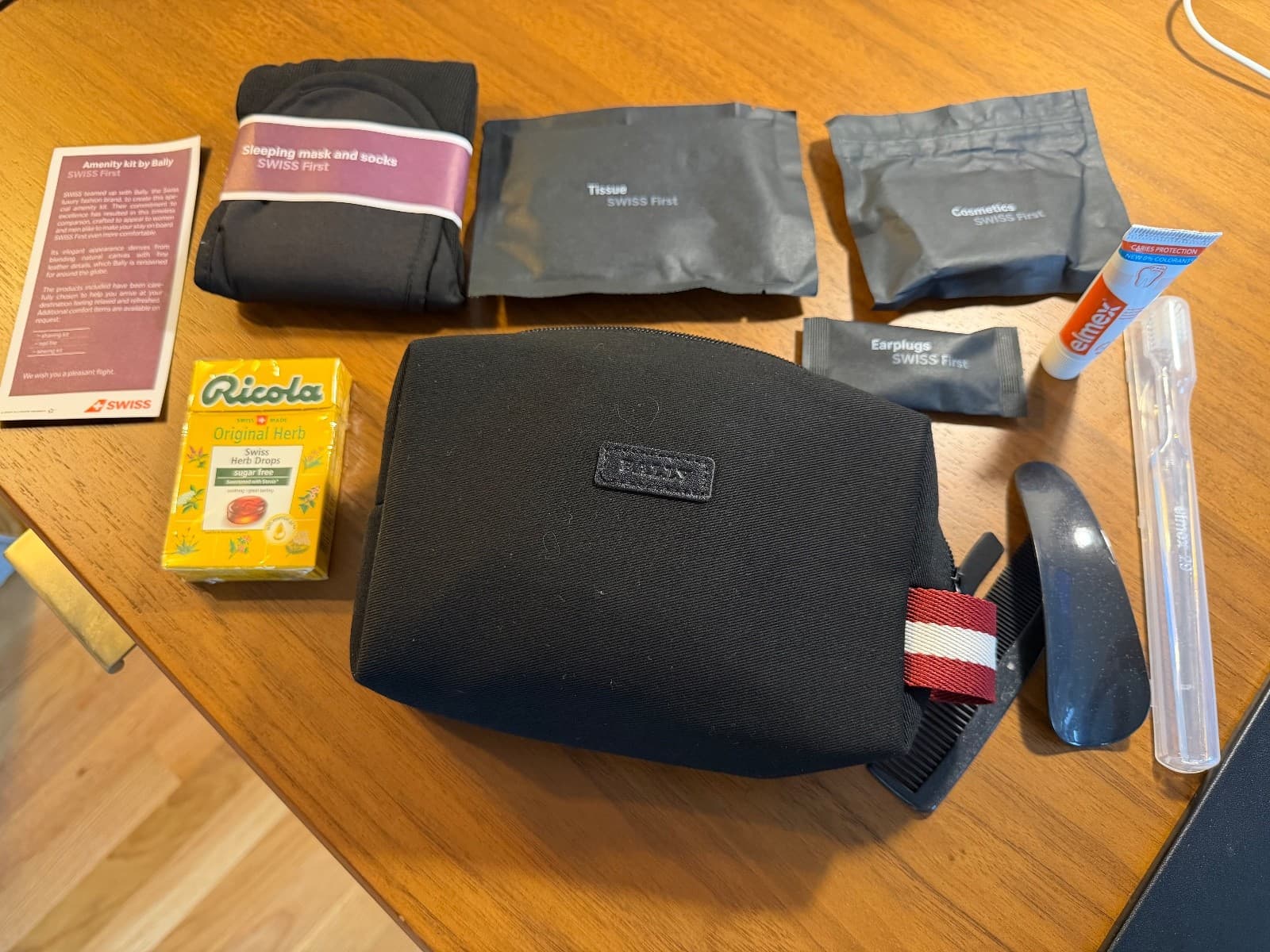 Swiss x Bally First Class Amenity Kit - New (Not sealed)