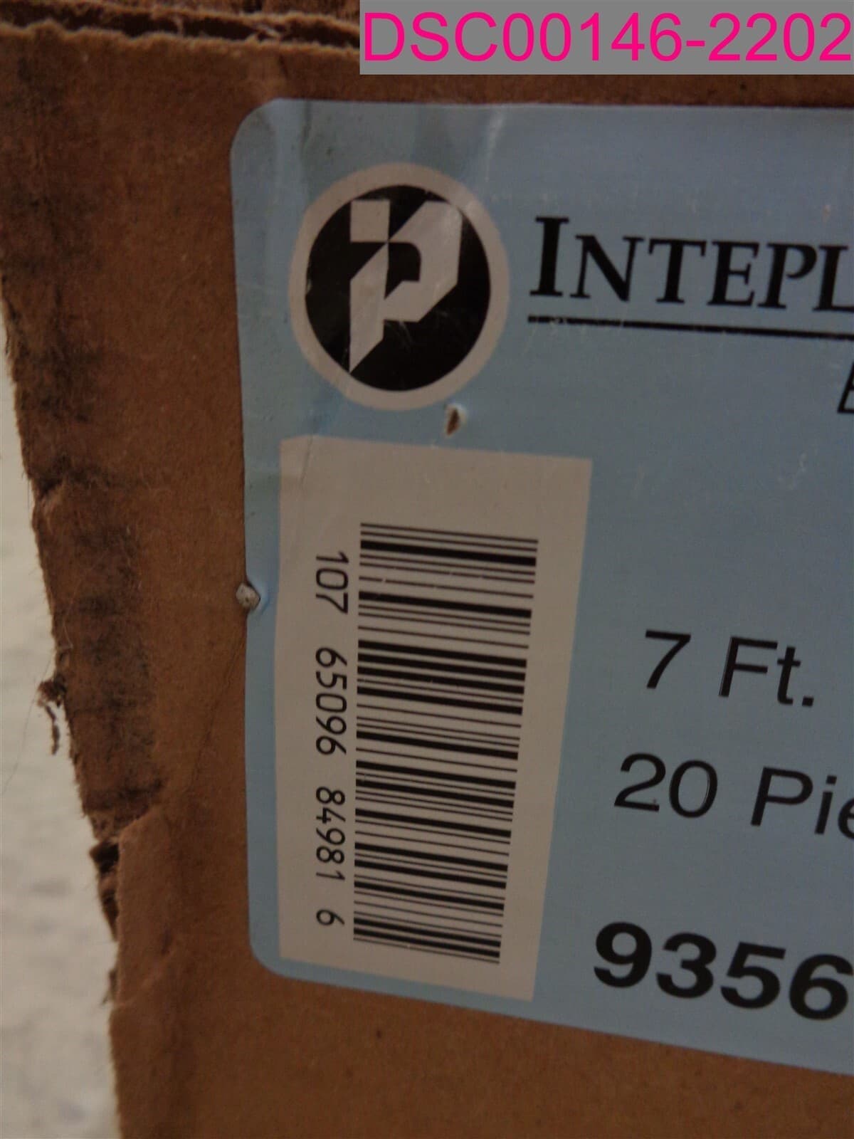 20 Pcs Inteplast Group Building Products 7 Ft. Casing 356 Crystal White 9356 032 2