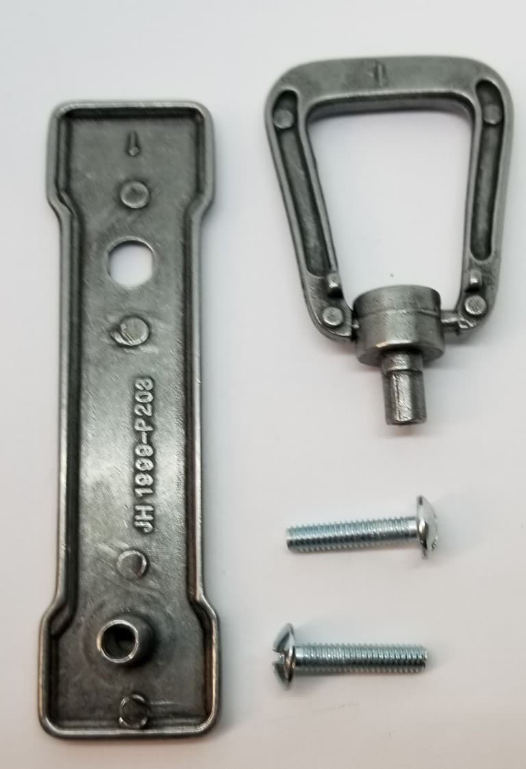 PEWTER SILVER VERTICAL Mission Style Drawer Pull patina rustic vintage old zinc  4