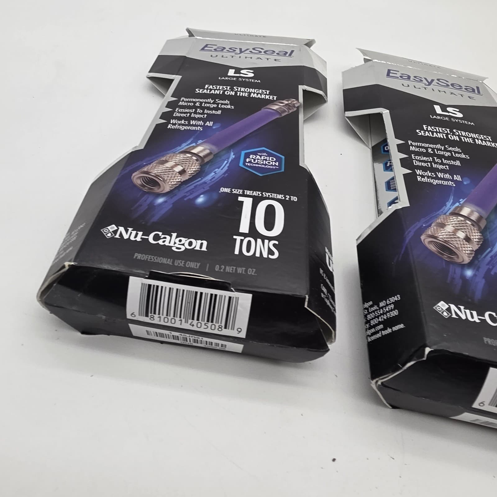 2 Pack Nu-Calgon 4050-08 EasySeal LS Direct Inject, Treats 2 to 10 Tons New 3