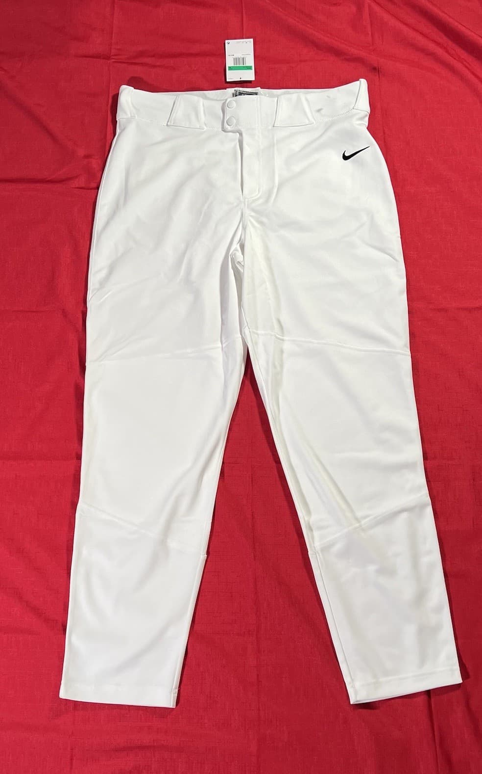 Nike Men's Team Engineered Baseball Pants White Size XL Extra Large 3