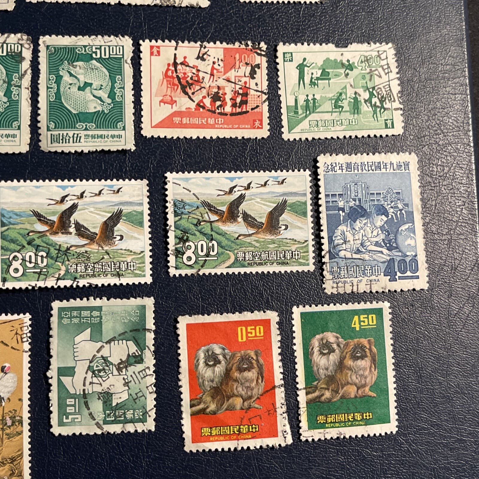 Taiwan 1968-1969 Used 23 Stamps, 1 Block Of 3, 3 Blocks Of 2, F/VF, See Photos 5