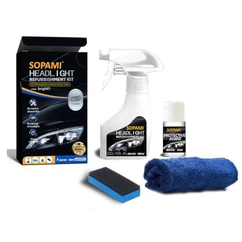 Automotive Headlight Restoration Kit Oxidized and Yellowed Automotive  2