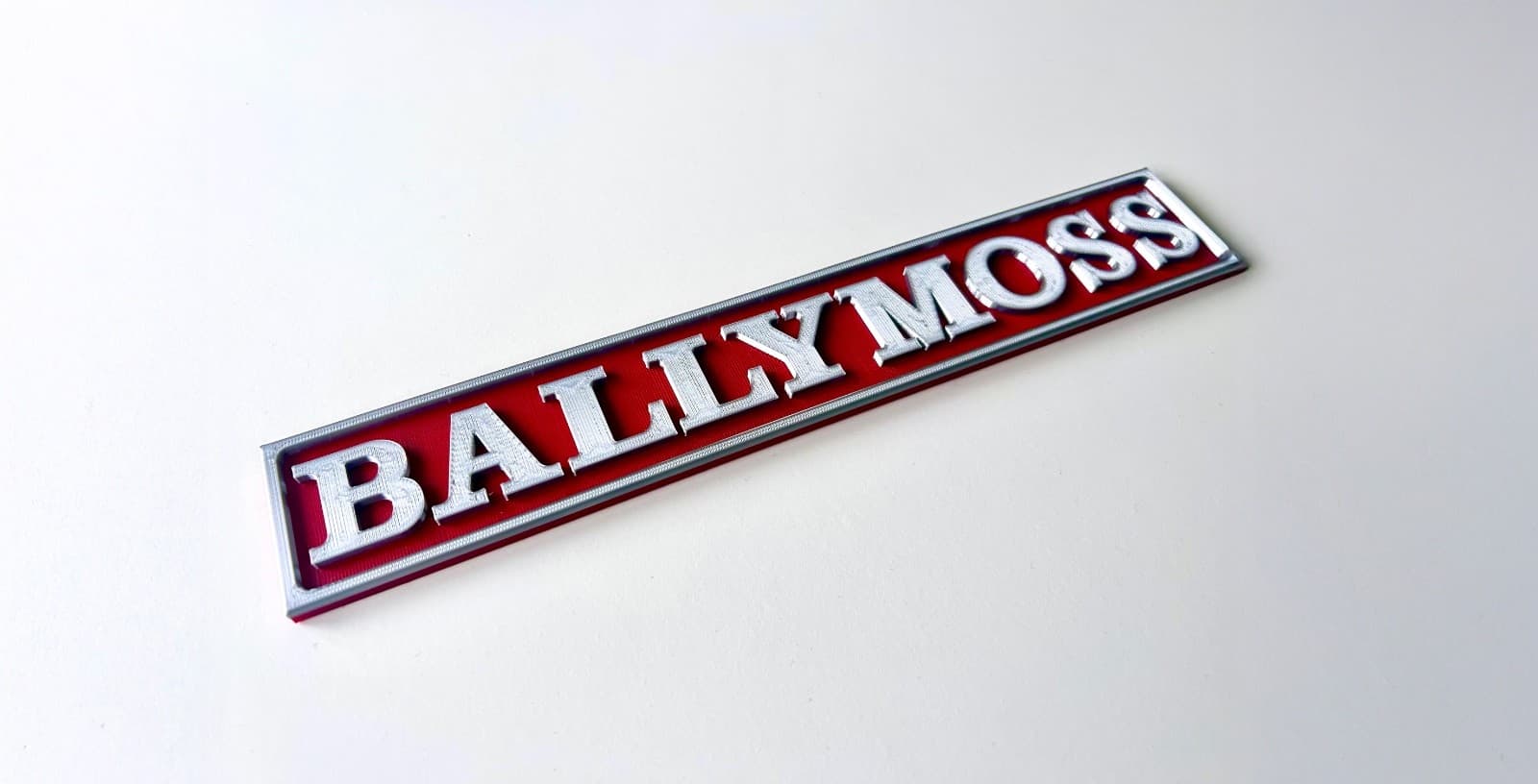 Replica British Rail Deltic mini nameplate