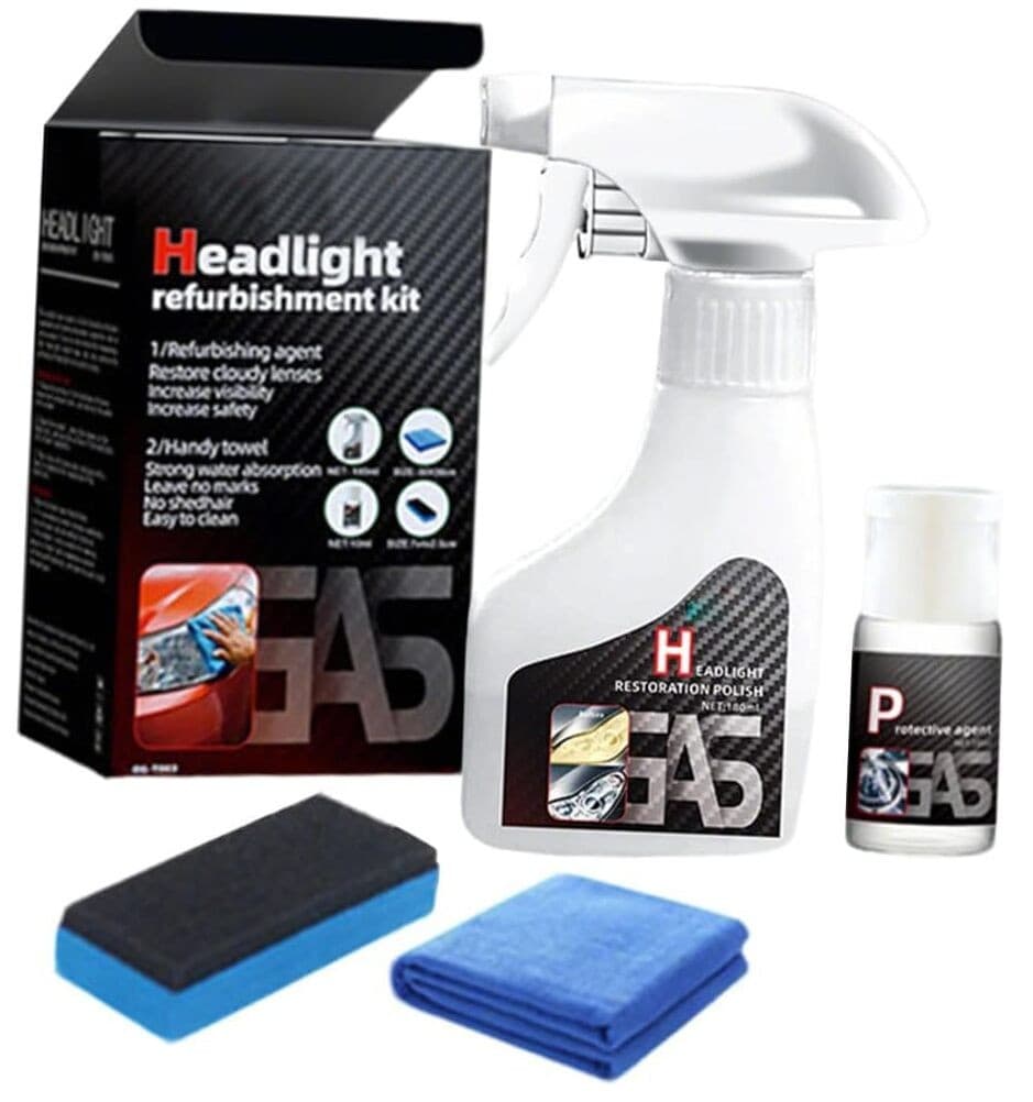 Automotive Headlamp Restoration Fluid Oxidized, 2025 Upgraded Headlight 