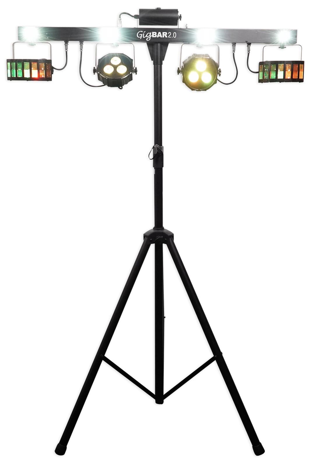 Chauvet GigBar 2.0 Light FX Bar w/Tripod+Footswitch+Remote+Bag+DMX Controller 3