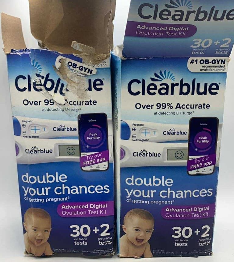 2PK Clearblue Advanced digital Kit ~ 30 Ovulation + 2 Pregnancy Test EA~EXP 4/27