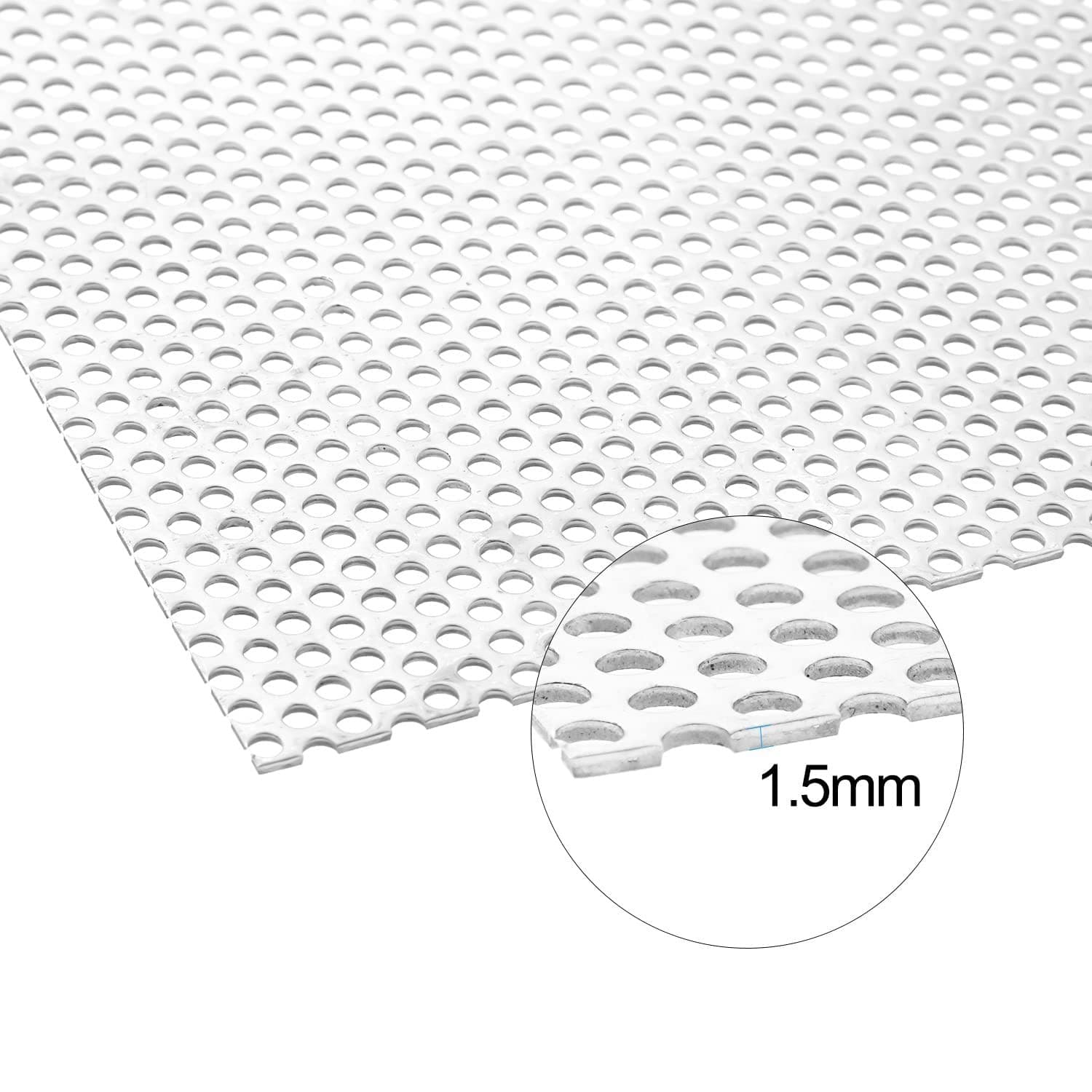 Perforated Stainless Steel Perforated Metal 11.8" x 11.8" Stainless Steel Pre... 3