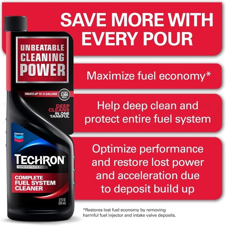 Chevron Techron Concentrate Plus Fuel System Cleaner 20oz Lot of 2 4