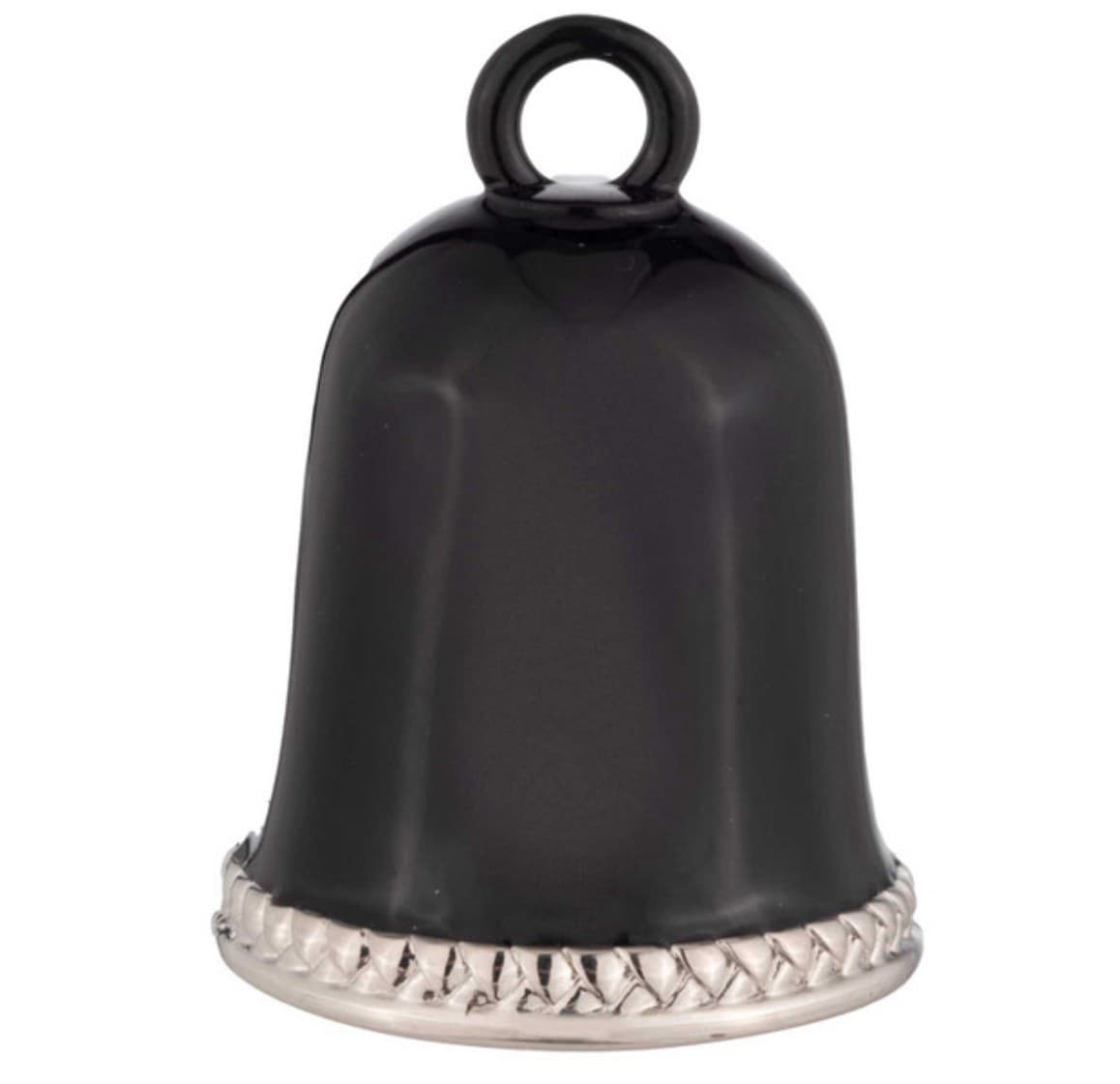 Harley Davidson H-D Wordmark Contrast Metal Ride Bell Black/Silver 34M00169 2