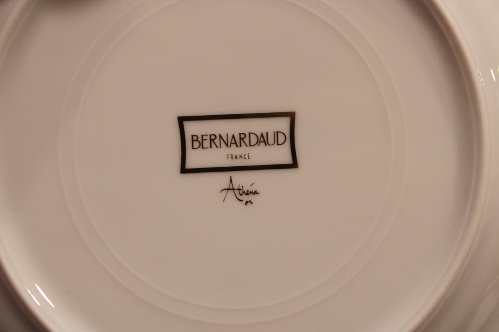Bernardaud Athena Gold 4 Salad Plates 8 3/8" 4