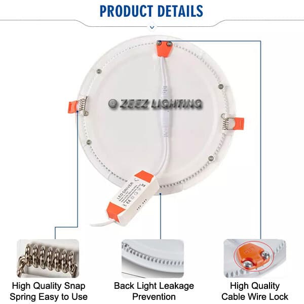 2/3/4/5/6/7/8/9/11-Inch Recessed Lighting Canless LED Ceiling Can Light Fixture 5