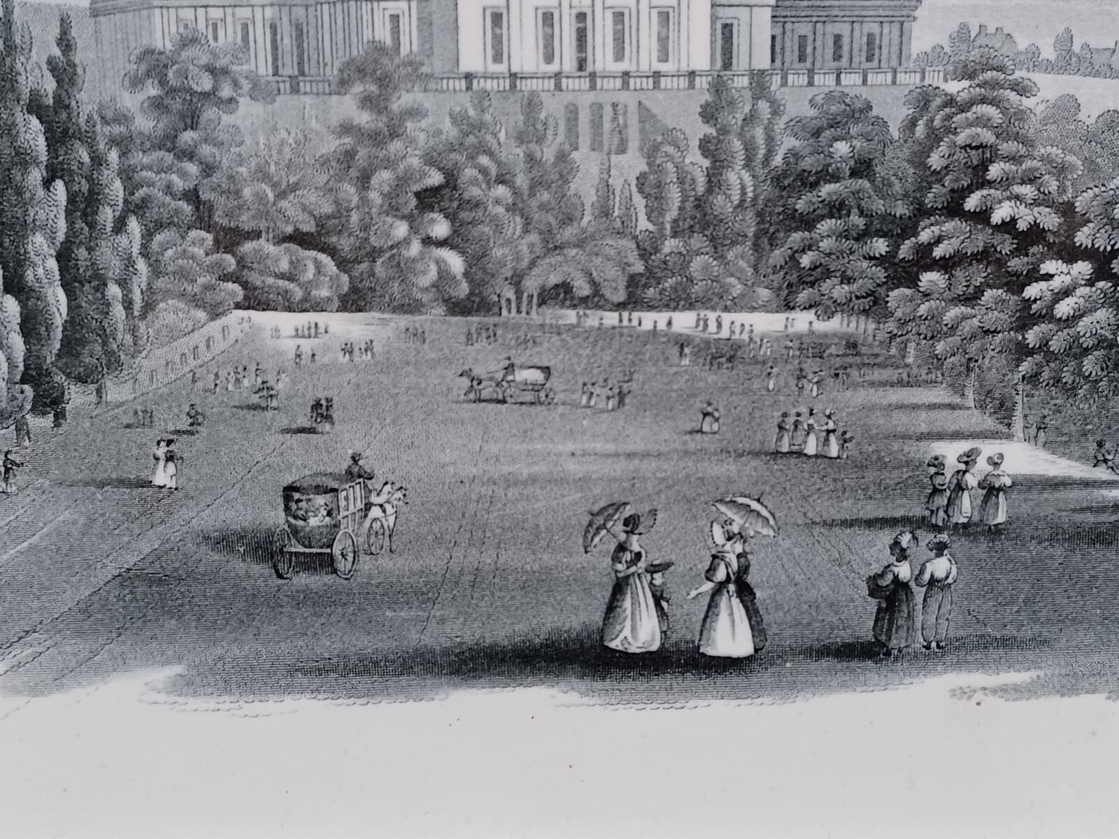 William Ridgway View of the Capitol at Washington 19 Inch Platter AS IS 4