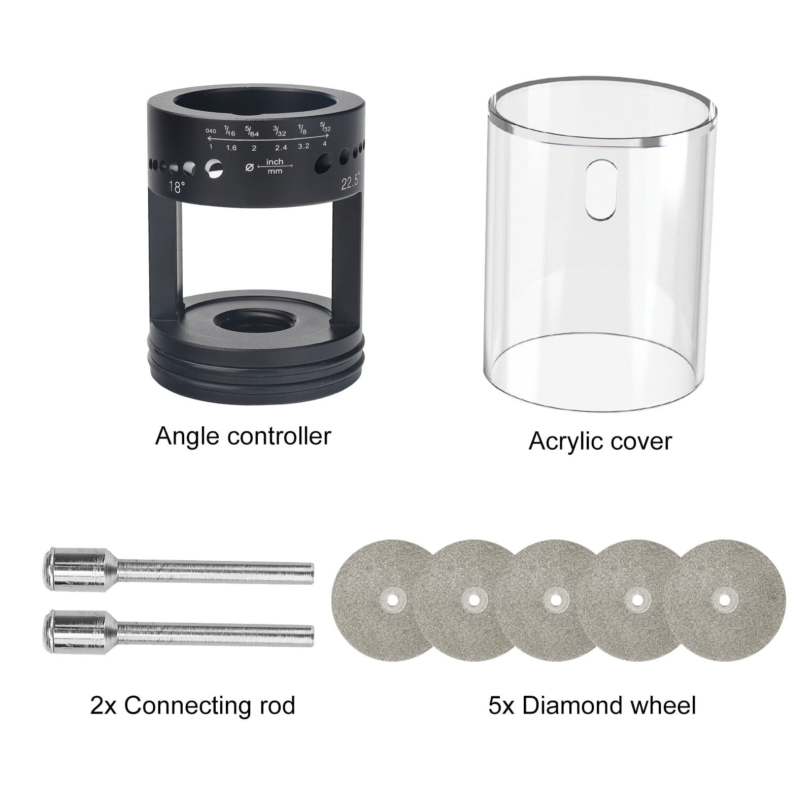 TIG Welding Tungsten Electrode Sharpener Grinder Multi-Angle CUT-OFF Tool NEW 2