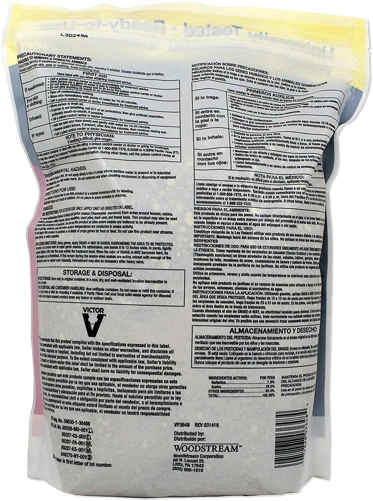 Victor (#VP364B) Way Snake Repelling Granules, 4lb bag 3