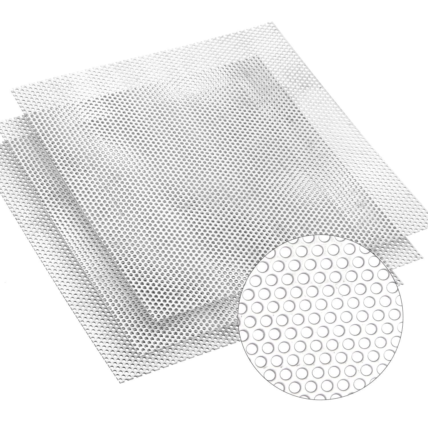 Perforated Stainless Steel Perforated Metal 11.8" x 11.8" Stainless Steel Pre... 4