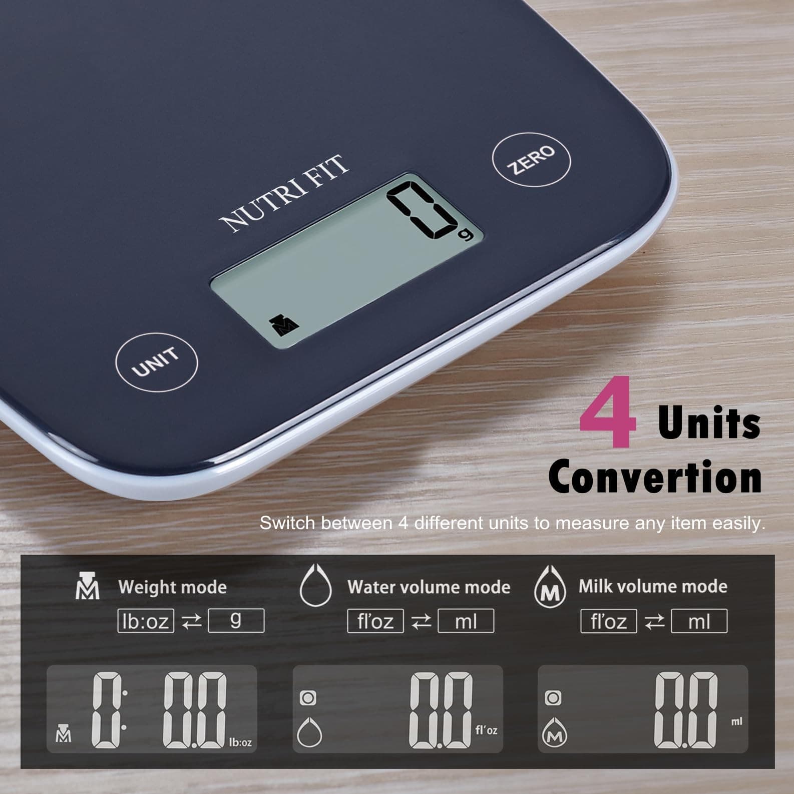 Digital Food Scale, 11lb Kitchen Scale Digital Weight, Cooking Scale for Food... 4