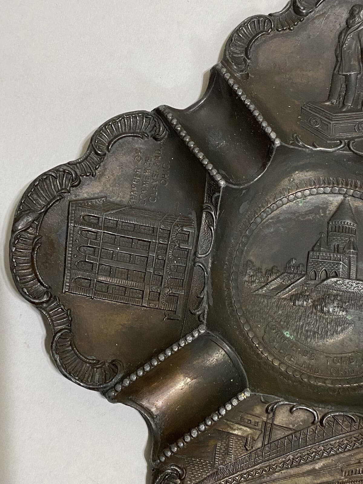 Vtg Garfield Statue Tomb Cleveland Ohio Souvenir Soldier Sailor Monument 5