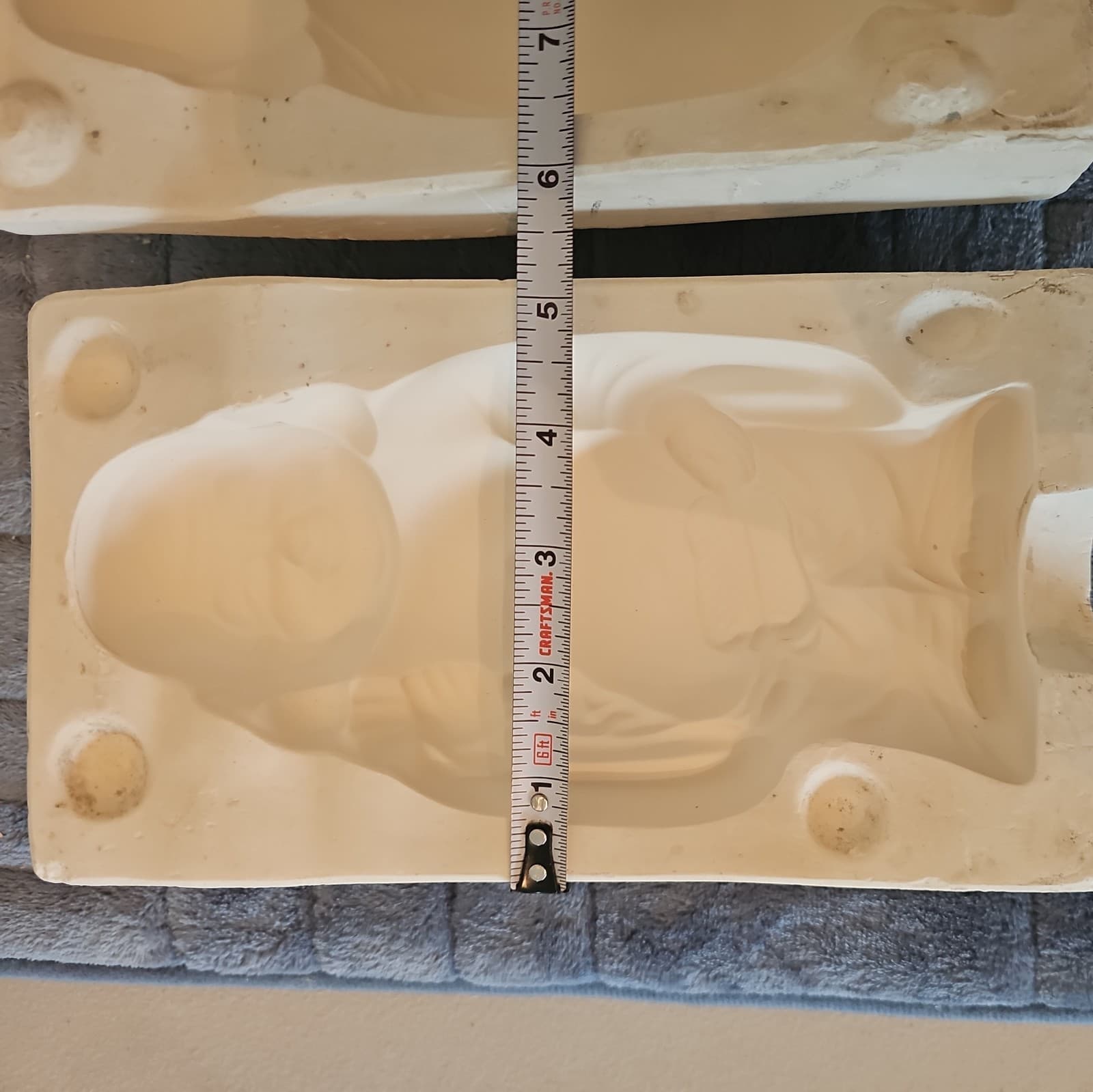 VINTAGE RARE A JODI 1544 BUDDAH STATUE CERAMIC SLIP CAST MOLD 6