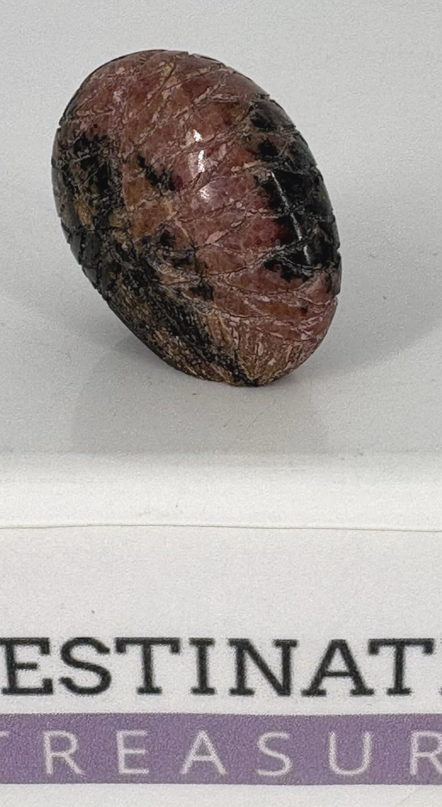 Native American Kateri Sanchez Quandelacy Fetish Rhodonite Barn Owl 5