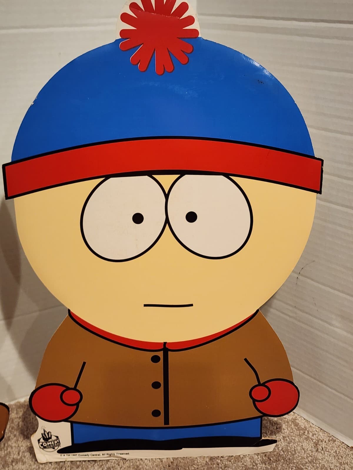 Vintage 1997 South Park Cardboard Cutout Stan Marsh & Kenny Officially Licensed 5