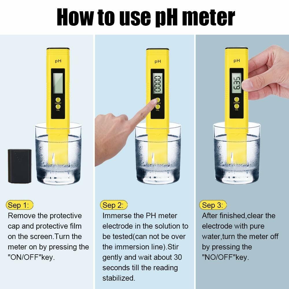Digital Electric PH Meter LCD Tester Pocket Hydroponics Aquarium Water Test Pen 4