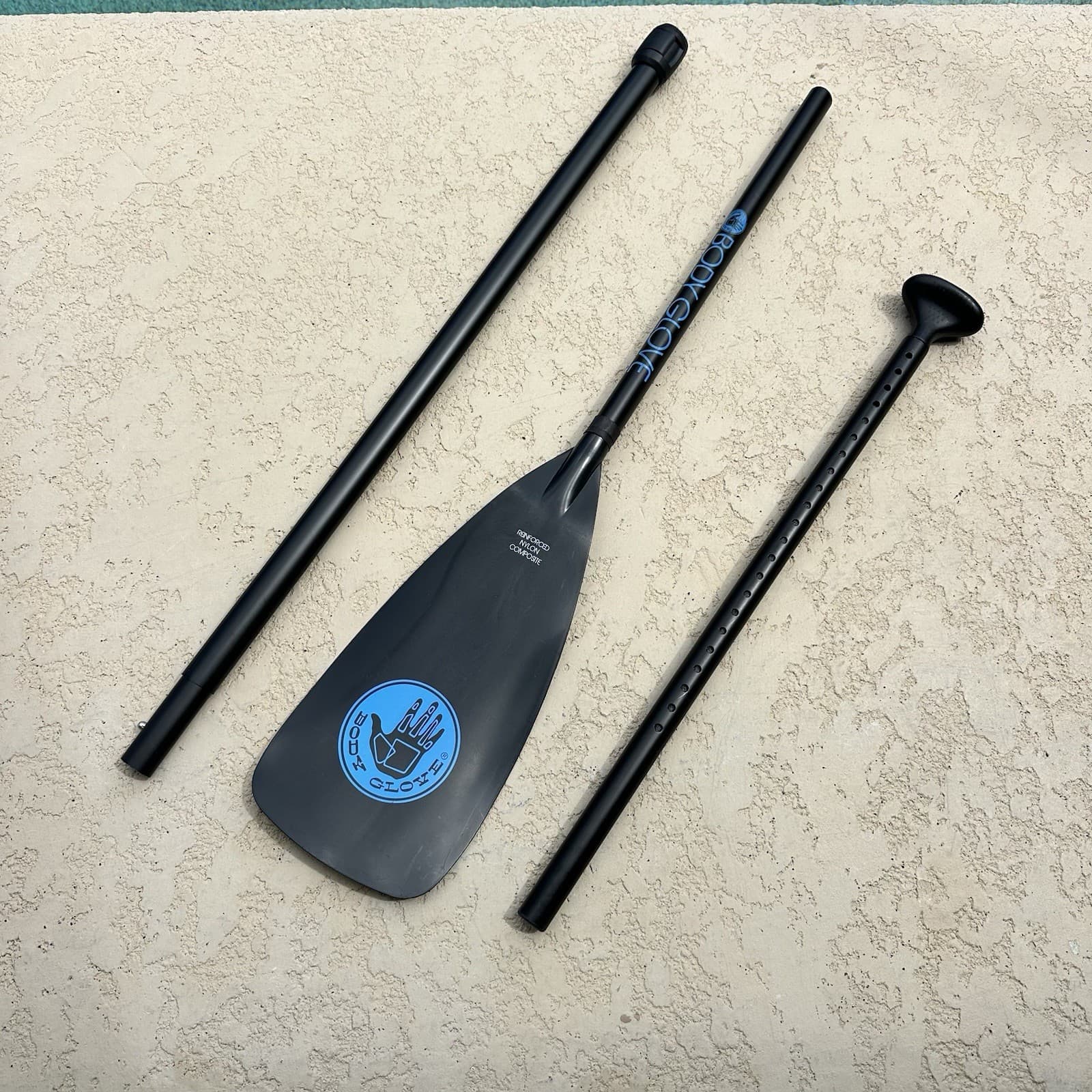 3-Piece Adjustable SUP Paddle –Lightweight, Floating Aluminum Shaft (Body Glove) 4
