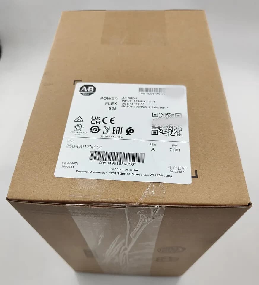 NEW Sealed  25B-D017N114 PowerFlex 525 7.5kW 10Hp AC Drive 3 Phase 2