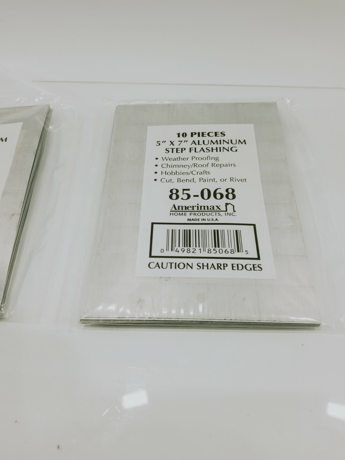 Amerimax 85068 Rust-Resistant Aluminum Step Flashing 5 W x 7 L in. SET OF 20 4