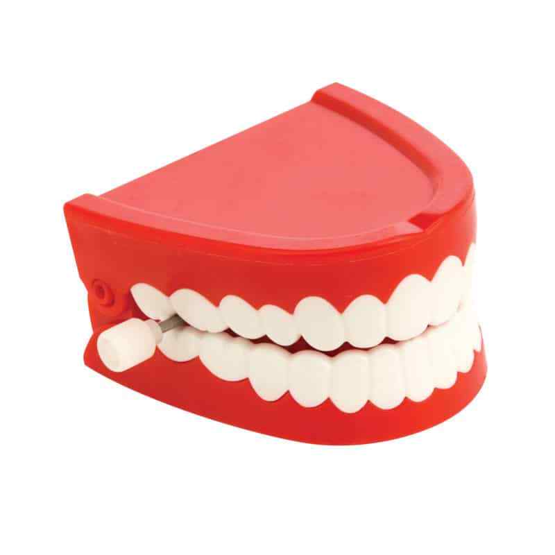 CHATTERING TEETH wind up yakity yak dentures retro classic Novelty Gag Gift toy 2