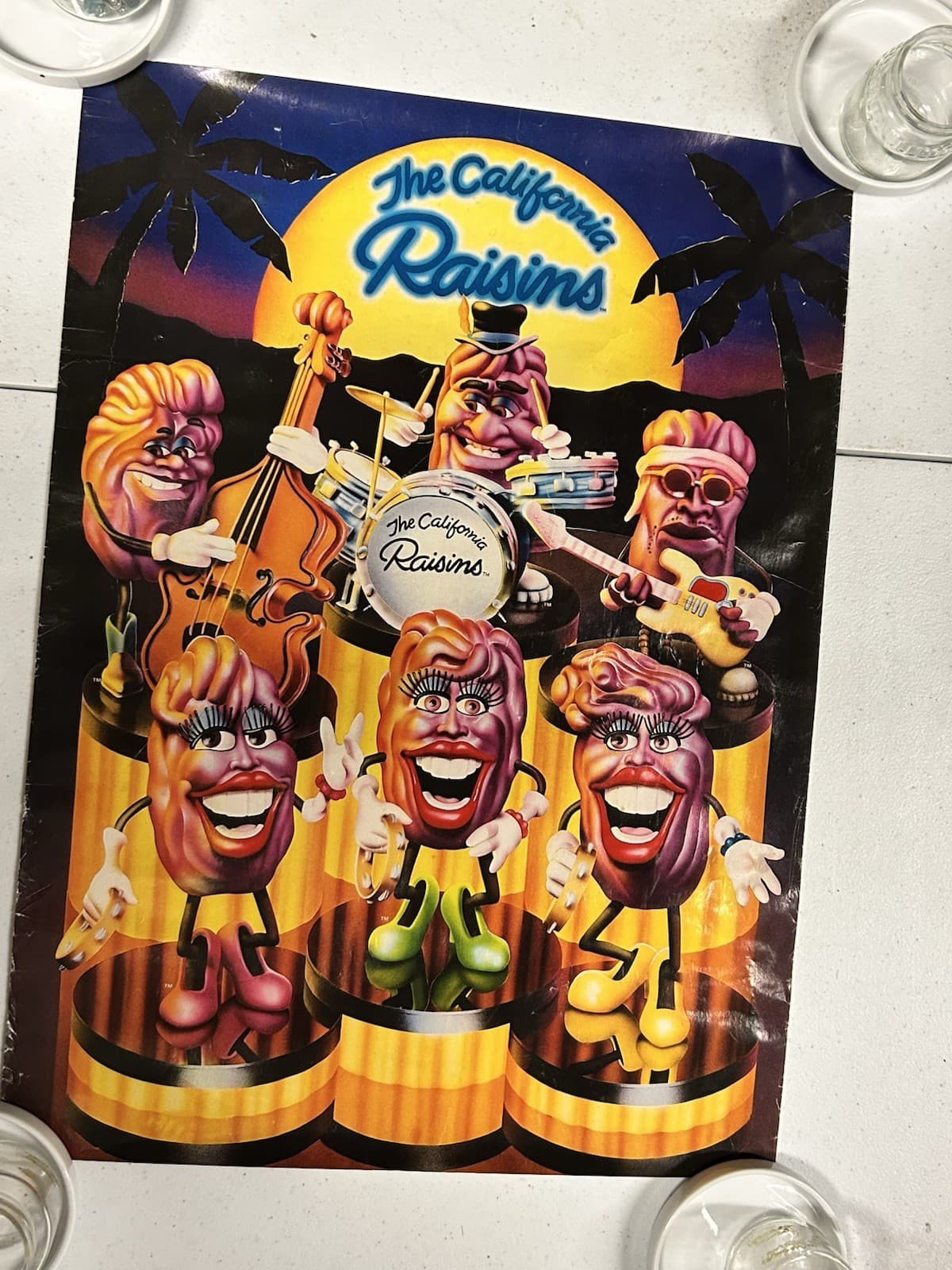 The California Raisins Poster 15.5” X 21”