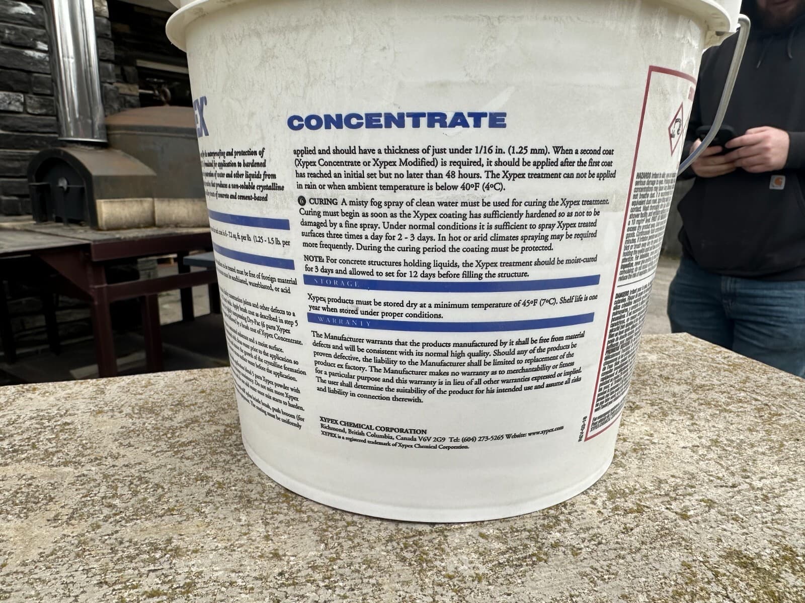 XYPEX Concentrate (20 Pound Pail) Concrete Waterproofing 2