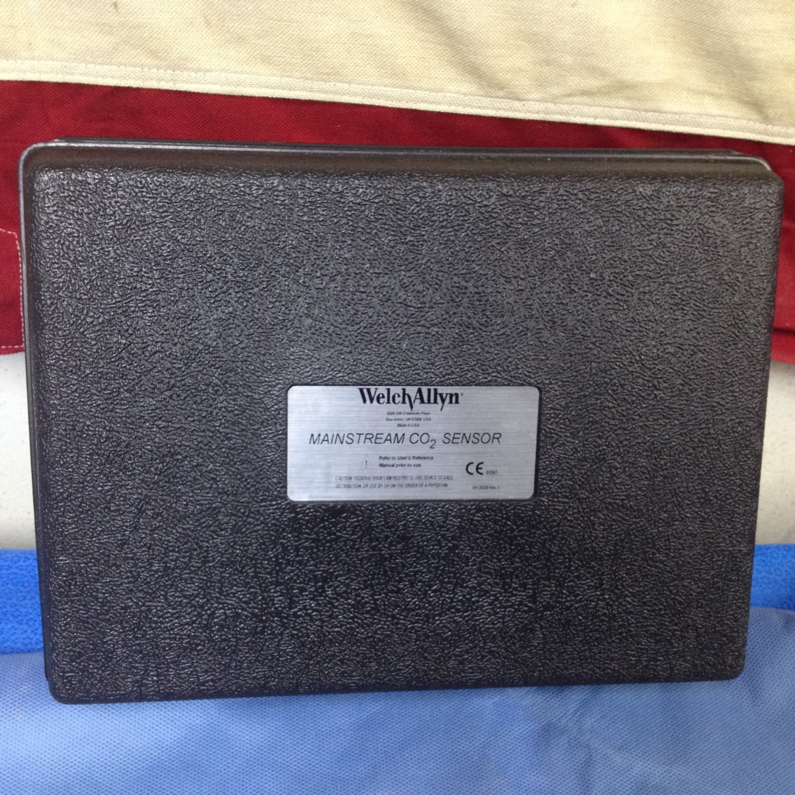 Welch Allyn Mainstream CO2 Sensor 008-0502-00 with Airway Adaptor 5