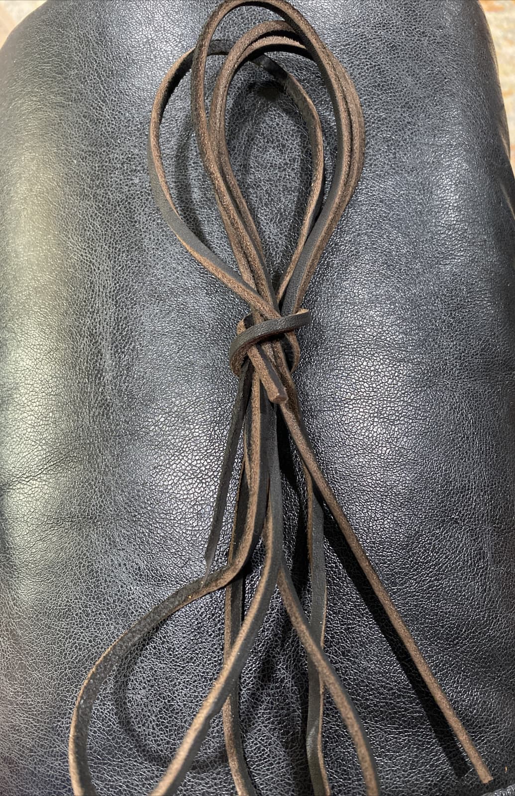 1 Pair Dark Brown - 36” Rawhide Leather Shoelaces Strings Boat Boot Lace 2