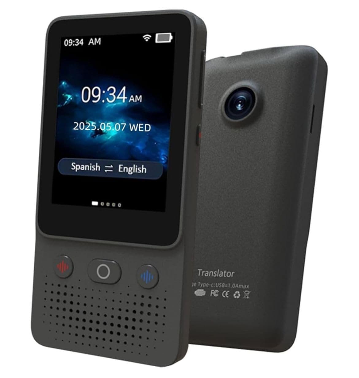 Dispositivo Traductor De Idiomas Portátil Traducción en Tiempo Real De Voz 2025