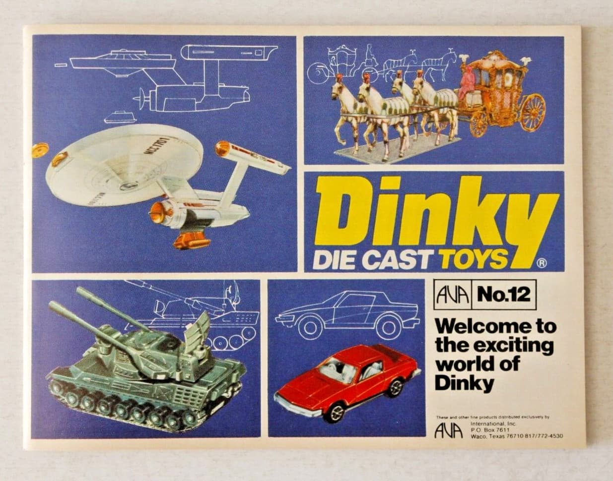 STAR TREK DINKY TOYS CATALOG No.12 1976-1977 NEAR MINT