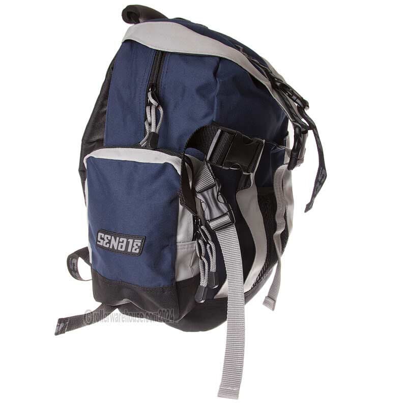 Senate Assassin Skate Backpack Navy/Grey/Black Rollerblade Skating Bag NEW 3