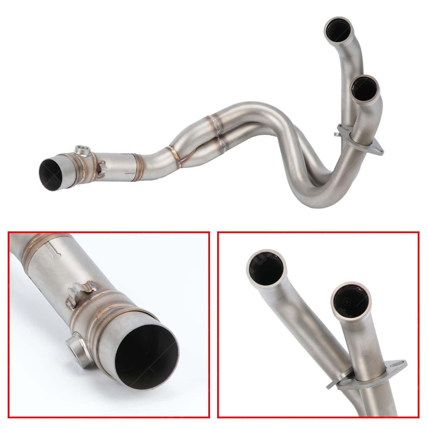 For Kawasaki Ninja 650 Z650 2012-2024 Full System Exhaust Tips Black Header Pipe 5