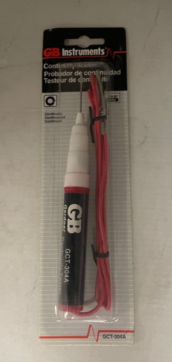 GB Continuity Tester Circuit Integrity GCT-304a NIB $4.00 SHIP ANY QUANTITY