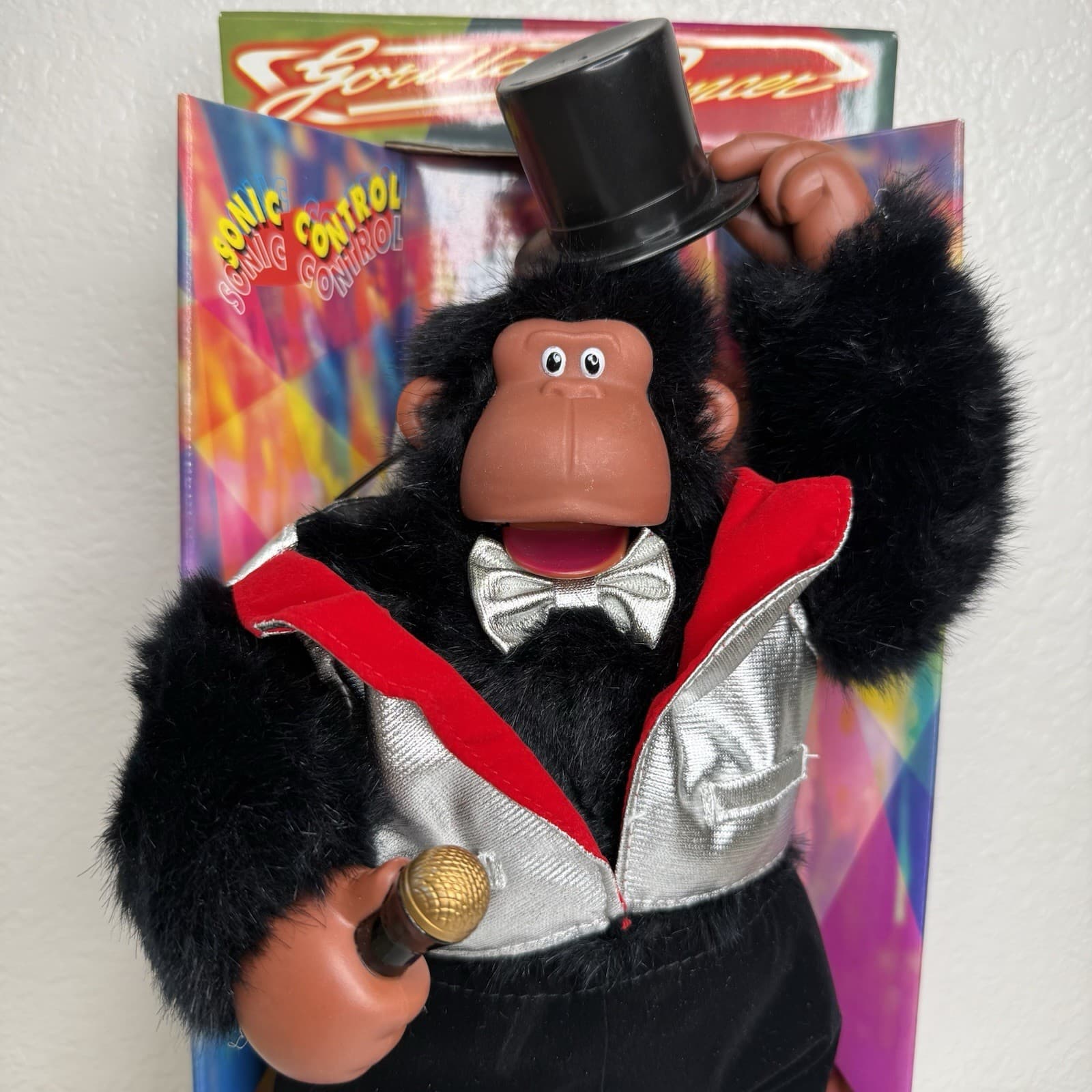 Vintage Rare Magogo Gorilla Dancer Singing Dancing Gorilla Toy Unused New in Box 2