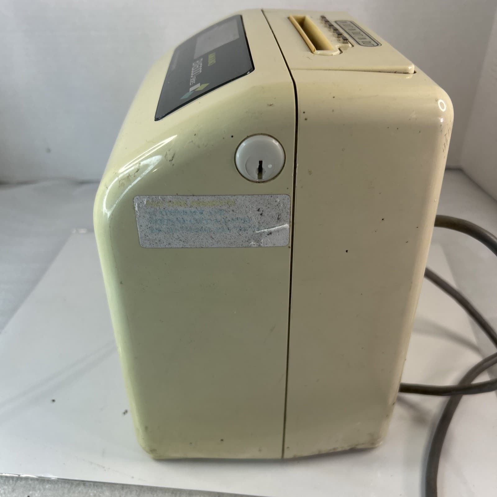 Amano Electronic Timer Recorder BX-6000 Time Clock BX-6001 Read No Key 4