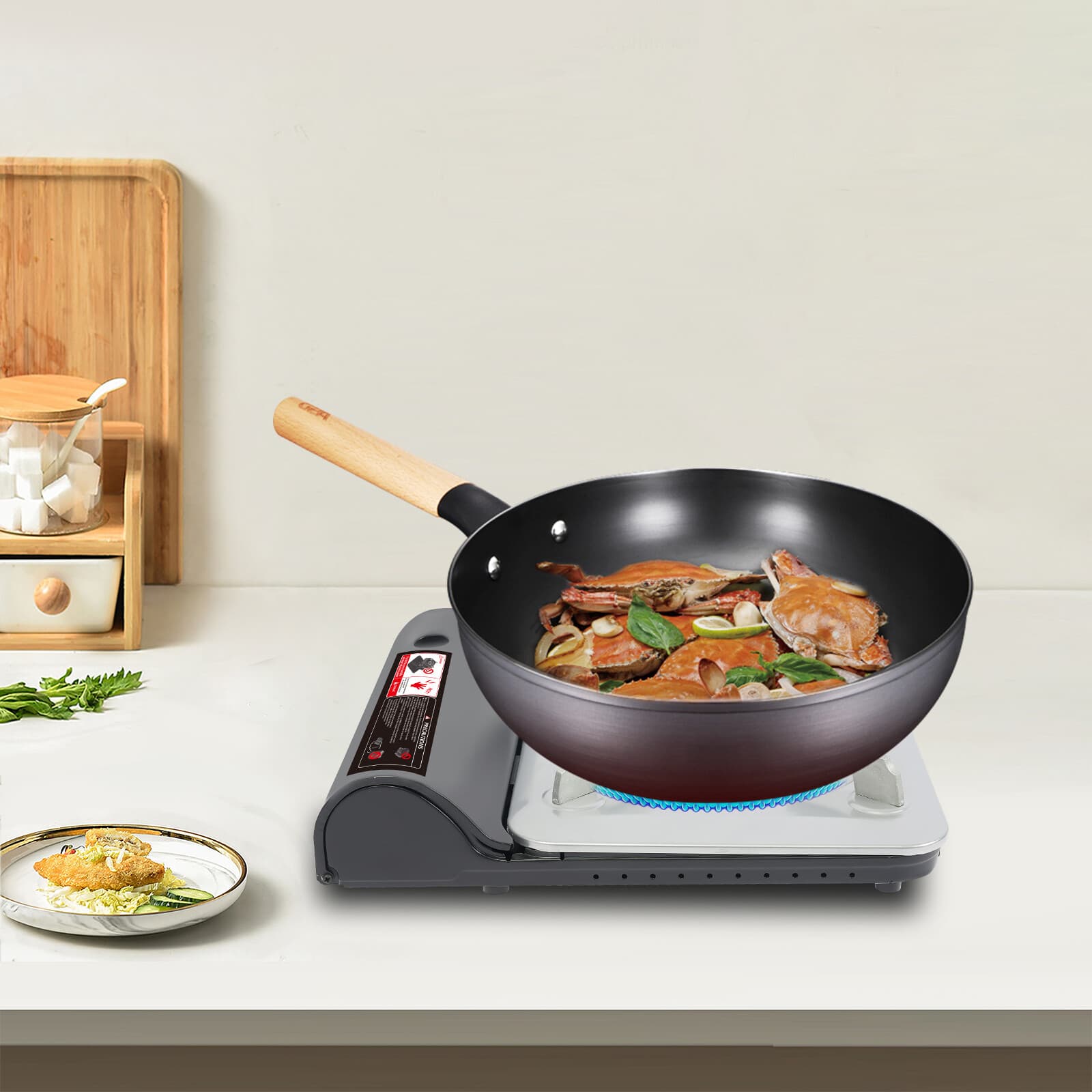 Butane Camping Stove, Camping Stove with Portable Case, Portable Camping Stove 4