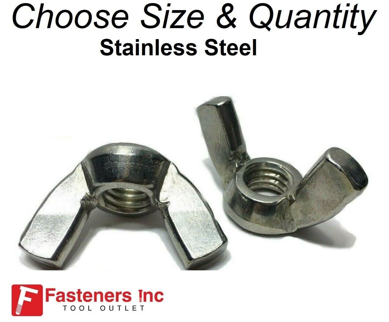 Stainless Steel SS Wing Nuts Nut Metric 304 M3 M4 M5 M6 M8 M10 M12