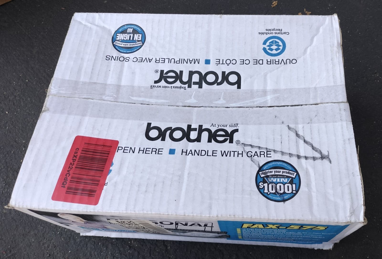 Brother Personal FAX-575 Plain Paper Fax Machine Phone Copier - Open Box 2