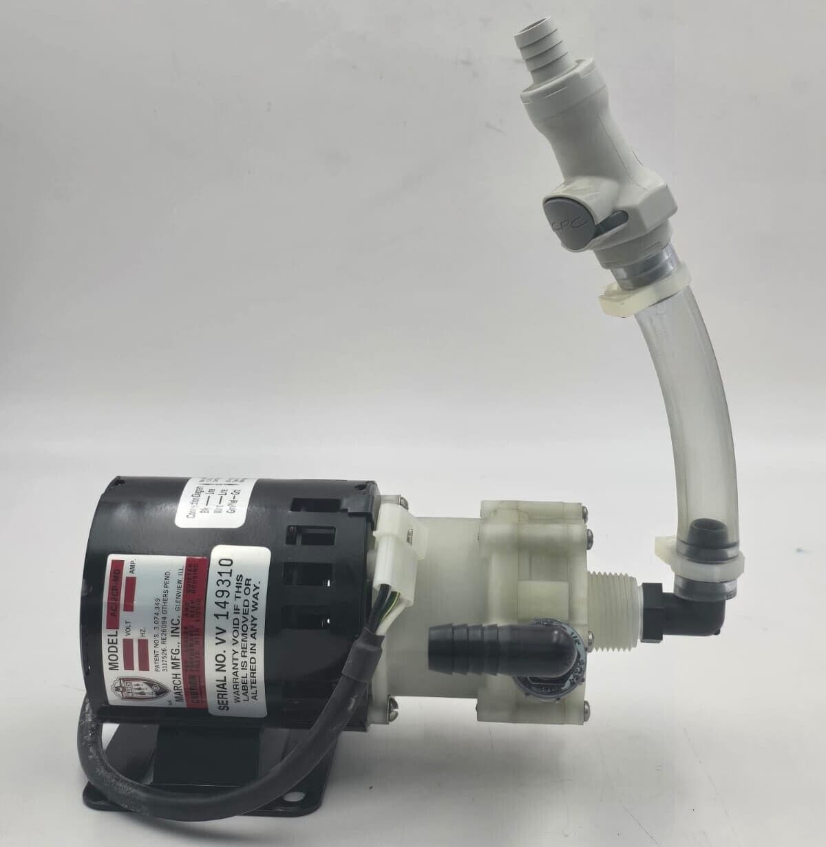AC-2CP-MD March Magnetic Drive Polypropylene Pump with 1/40 HP 5