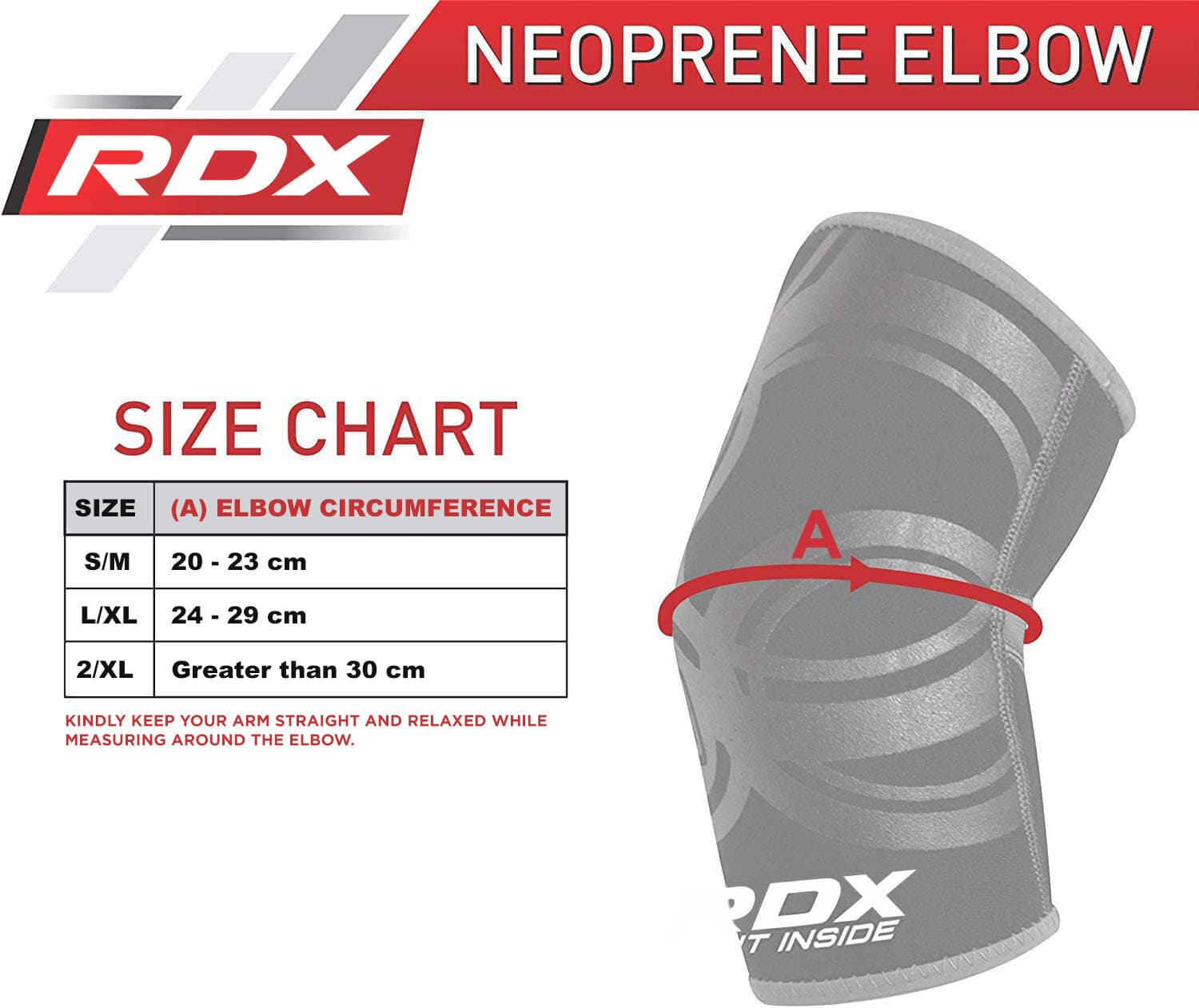 Elbow Brace Support by RDX, Elbow Compression Sleeve, Elbow Support, Arthritis 3