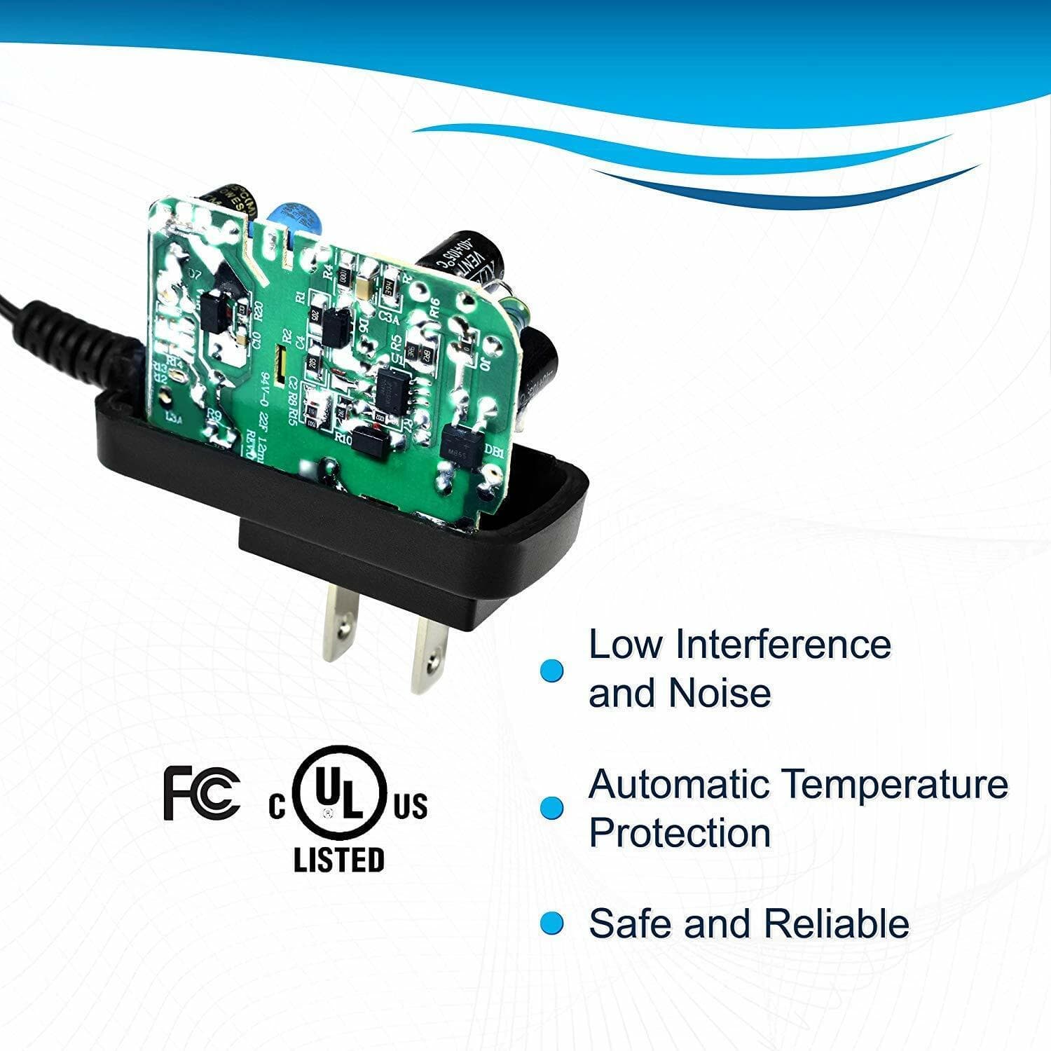 AC Adapter for Omron HEM-ADPTW5 HEM-712CN2 BP742 BP760 BP785 Pressure Monitor 5