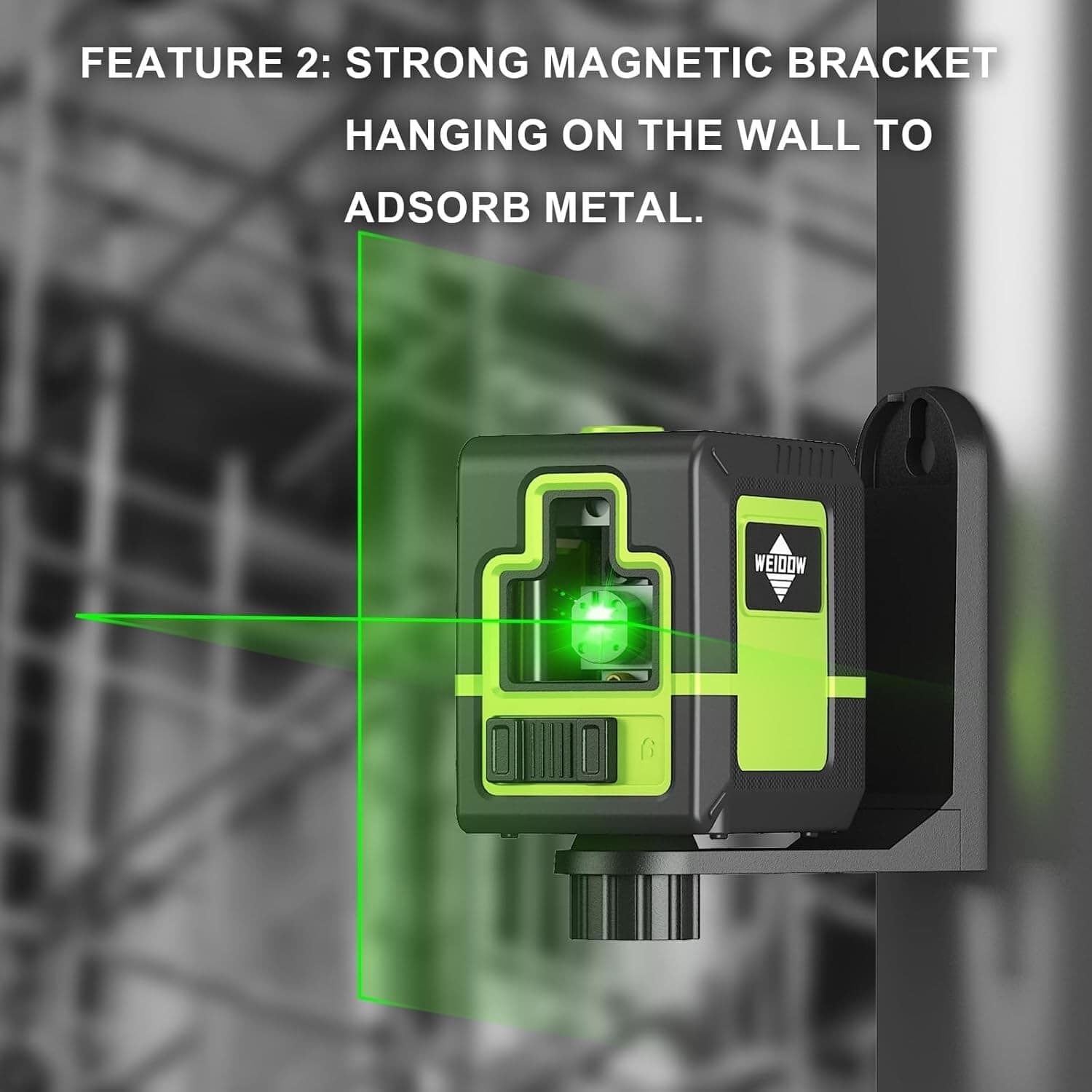  Self Leveling Laser Level With Tripod 98ft Green Cross Line Laser  3