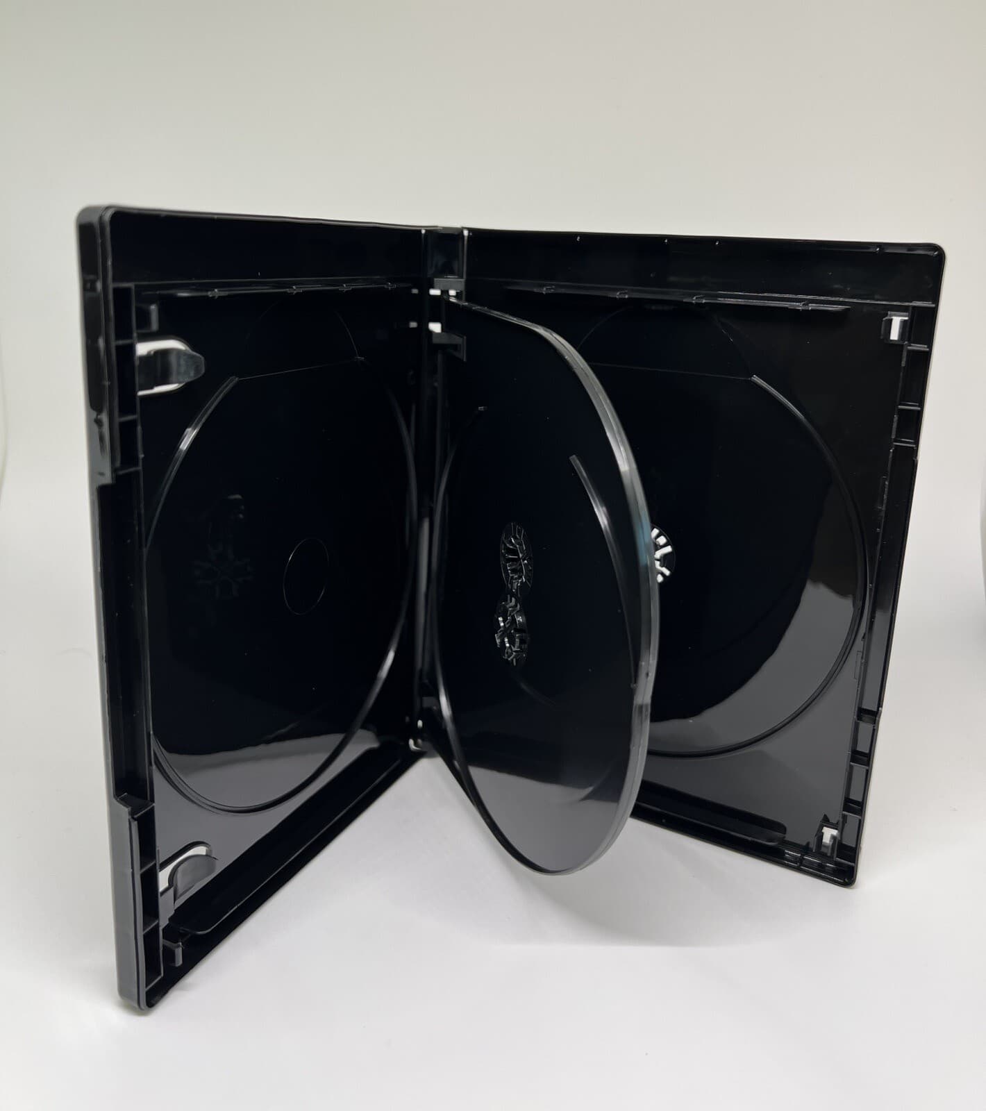 5 PCS NEW 15mm 4K ULTRA HD BLACK 3-DISC CASE, BOOKLET CLIPS, PS3-15MM  UHD 3